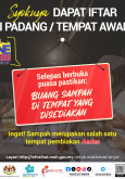 Iftar: Buang Sampah Di Tempat Yang Disediakan